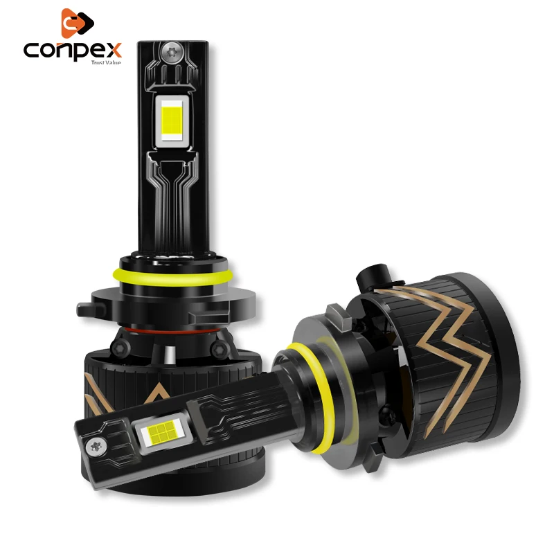 

Фара головного света Conpex, 65 Вт, H1, H11, H4, H7, 13000LM для авто, H8, 9005, 9006, автомобильные фары дальнего света, HB3, HB4, 6000K, универсальная