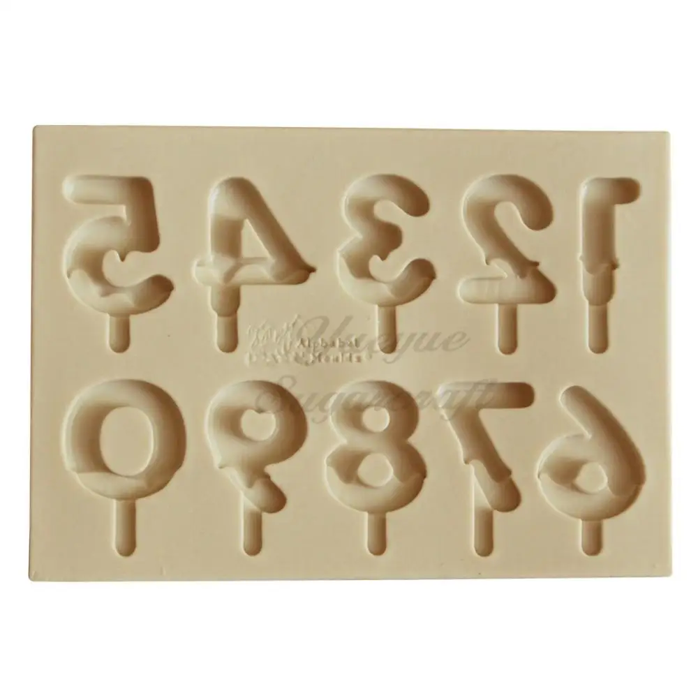 

Yueyue Sugarcraft Number silicone mold fondant mold cake decorating tools chocolate gumpaste mold
