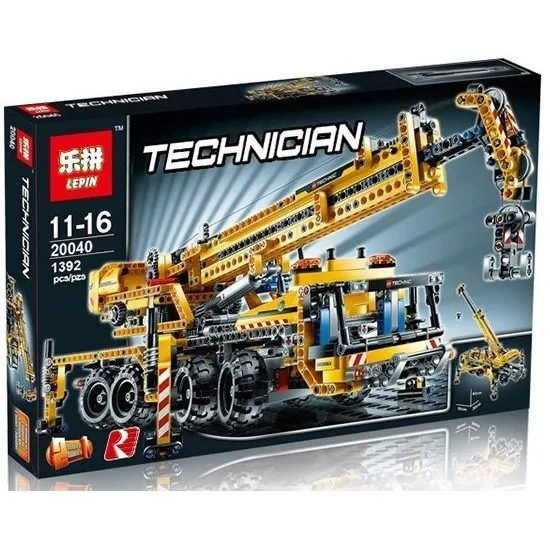 Конструктор lepinblocks 20040 Передвижной кран Technic совместим с Лего 8053 LN 20040|Соединяющиеся блоки| |