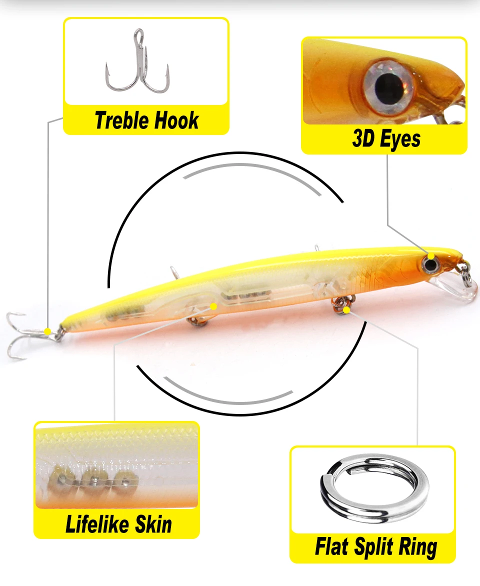 TacklePRO M46 гольян плавающий 145 мм/15 г морская Рыбная приманка вобблер лазер большая блесна жесткая приманка кренкбейты Isca искусственные приманки