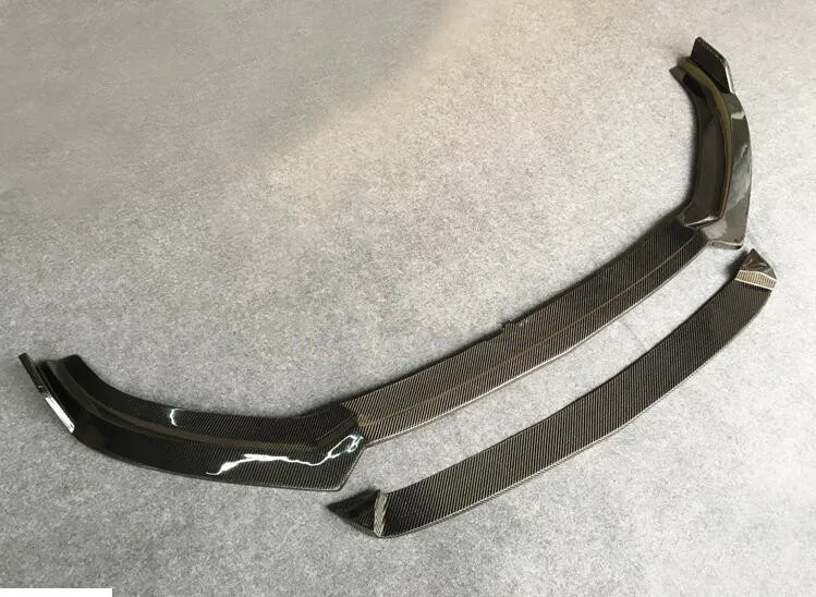 Разветвители для переднего бампера из углеродного волокна фартуки щитки спойлер