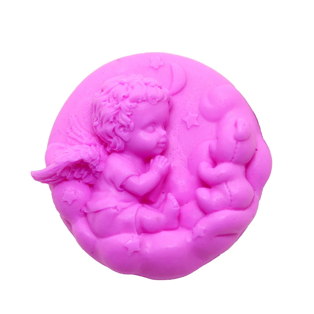 Angel baby силиконовая форма для шоколада украшения торта мыло AK006 BKSILICONE|cake