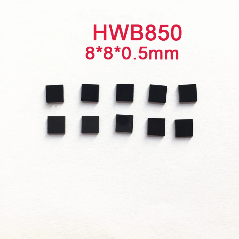 8*8*0 5 мм Hwb850 Rg850 инфракрасный трансмиссионный фильтр объектива черное стекло
