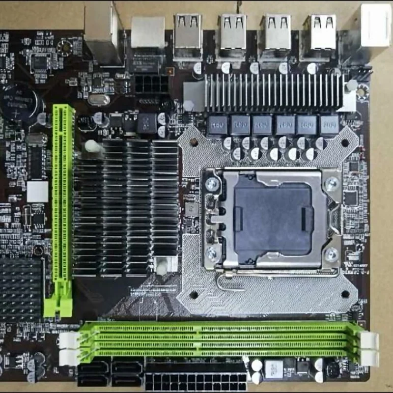 Материнская плата X58 PRO2 поддерживает серверную память RECC LGA1366 четырехъядерный