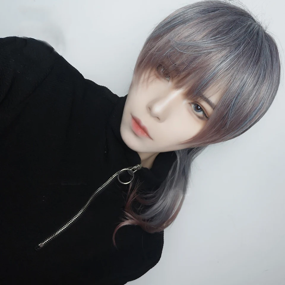 Парики BUQI из коричневых синтетических волос с хвостиком 17 дюймов прямые для