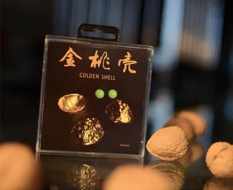 Бесплатная доставка Золотой корпус (с тремя горошками)-магический трюк магии