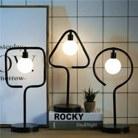 iron art led night light house ambience lamp usb charging desk lamp home decoration table lamp decoration birthday gift