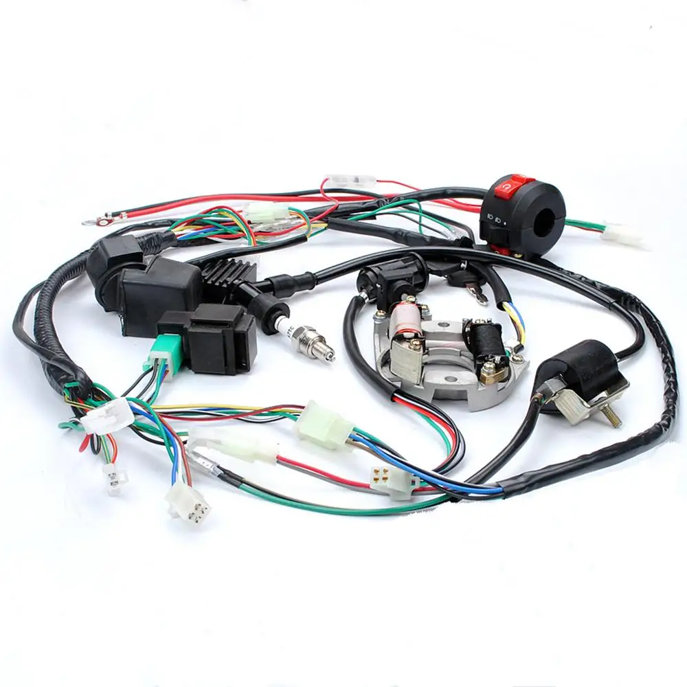 Stator Wiring Harness Loom for 50cc 70cc 90cc 110cc 125cc Quad ATV Taotao Kazuma | Автомобили и мотоциклы
