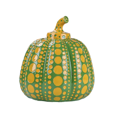 

Pumpkin Japanese Artist Modern Sculpture Polka Dot Art home interior Decorations office arts wedding christmas