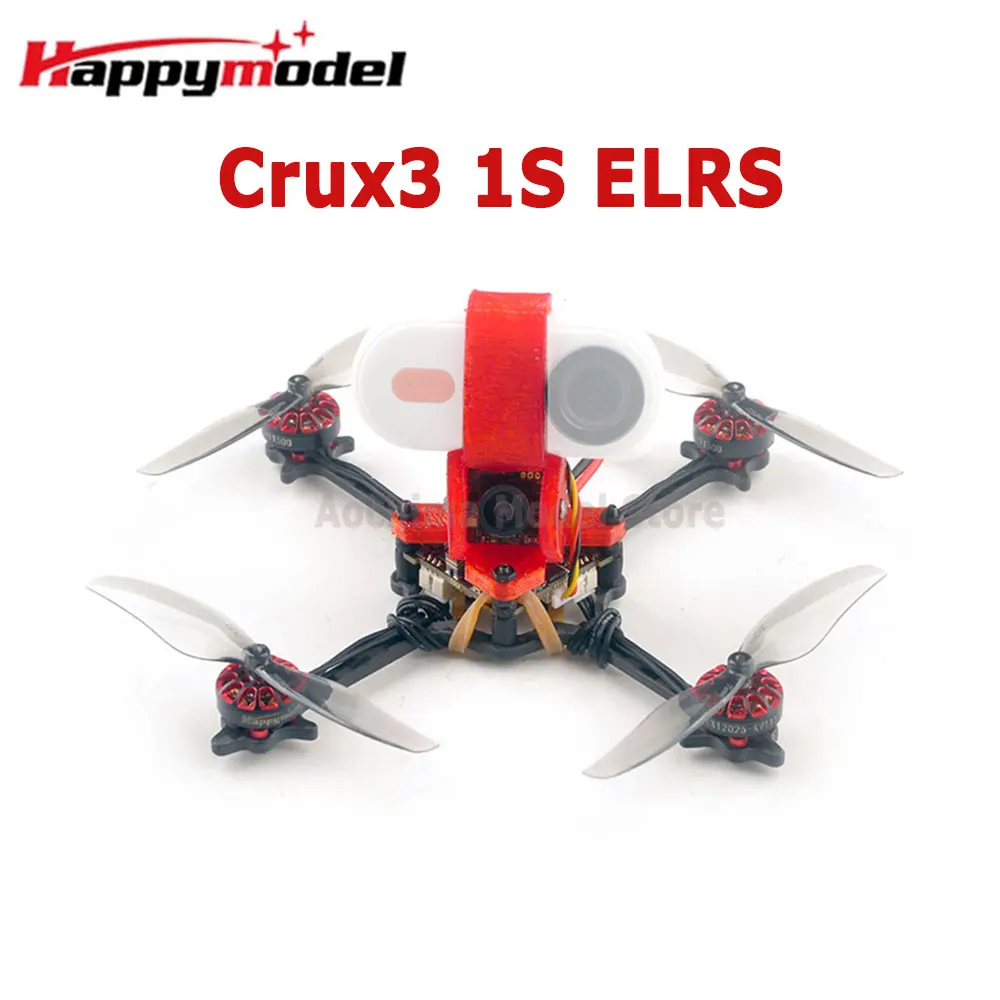 

Happymodel Crux3 1S ELRS 2.4G RX 115mm Wheelbase 3 Inch F4 Toothpick FPV Racing Drone BNF w/ 5.8G VTX Caddx 1200TVL Camera