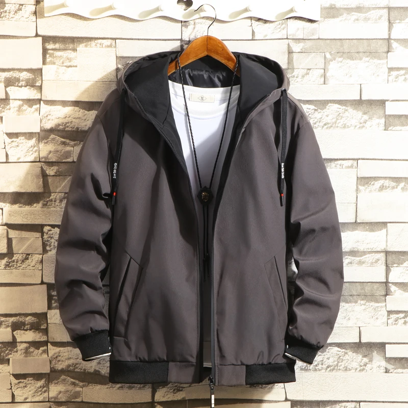 MOXITU 2020 весенняя и осенняя одежда мужская куртка верхняя пальто с капюшоном