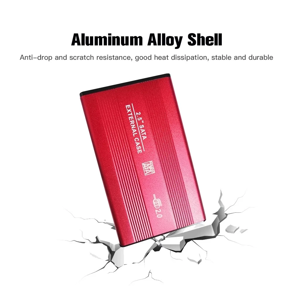 Алюминиевый корпус для внешнего жесткого диска 2 5 дюйма USB 0 на SATA HDD чехол SSD бокс