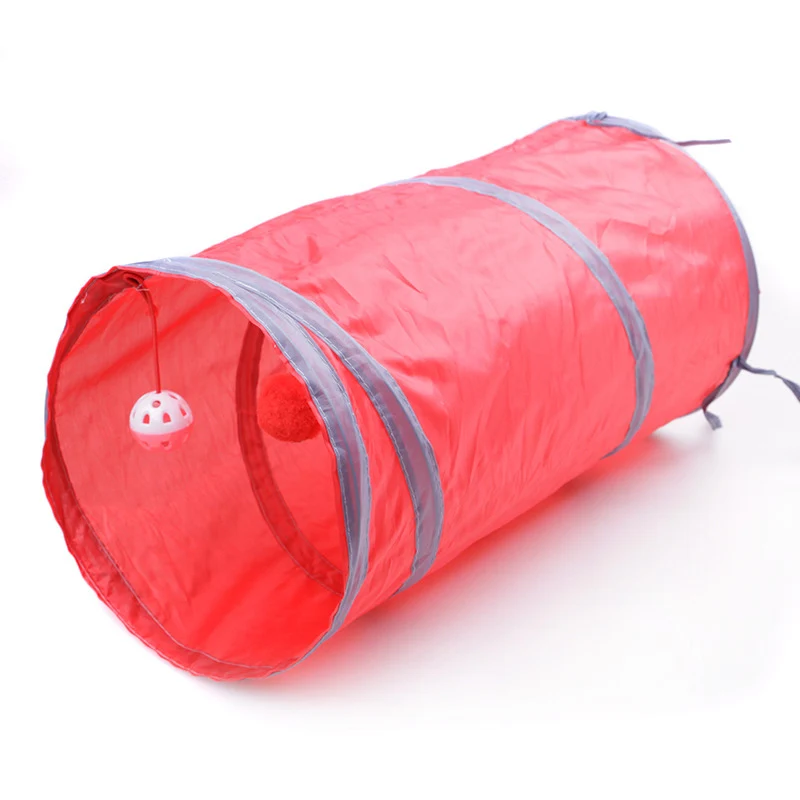 

Cats Two Ways Tunnel Drill Bucket Foldable Pet Training Toys Channel Indoor Outdoor XR-Hot