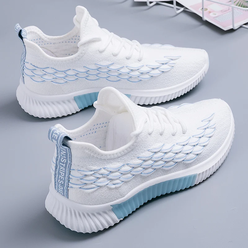

2021 весенне-осенняя спортивная обувь, повседневная женская обувь, дышащая сетчатая удобная легкая обувь с мягкой подошвой для бега