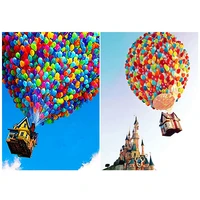 unisonju 5d diy diamond painting hot air balloons in turkey diamond embroidery full square or round cross stitch gift home decor