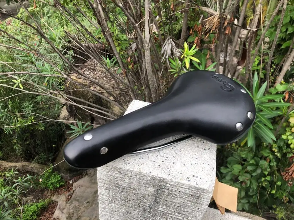 Седло из натуральной коровьей кожи велосипедное седло кожаное GYES 2020 | Спорт и