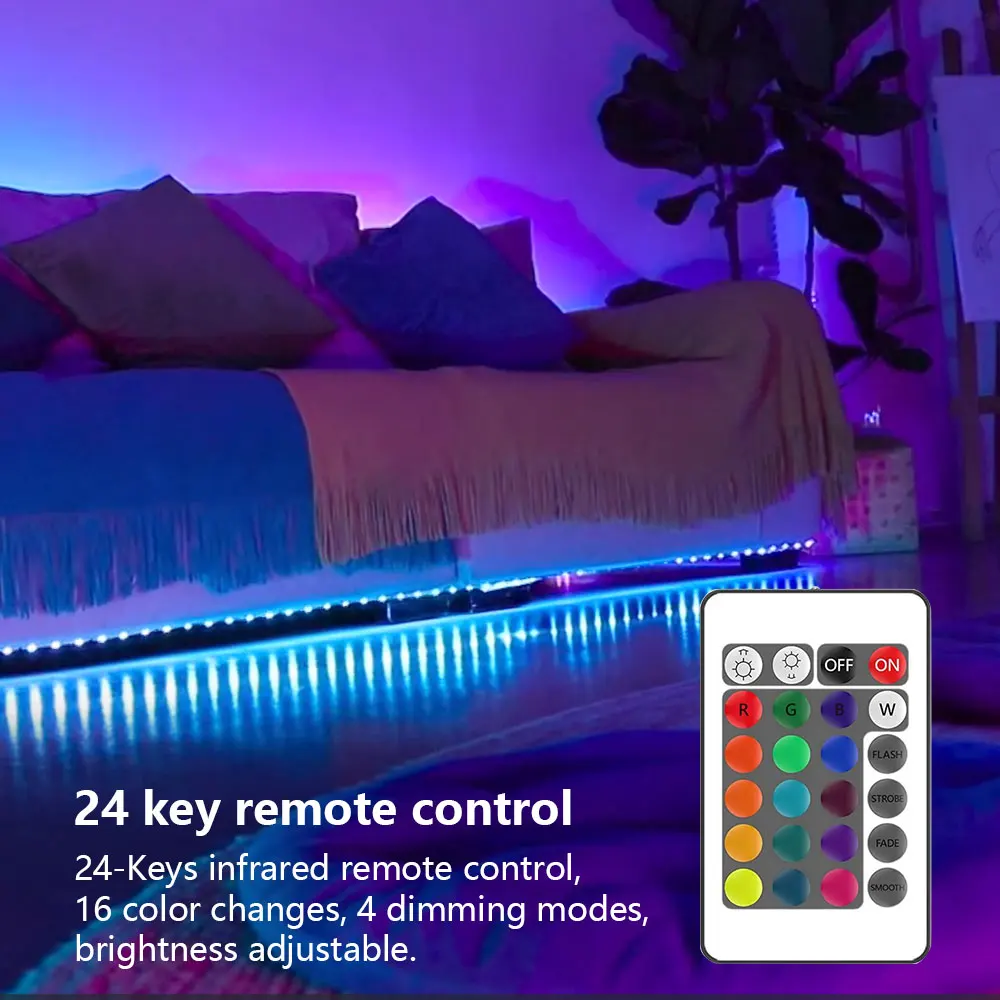 ColorRGB светодиодная лента (Wi Fi) прокладки СИД светильник работает с Amazon Alexa Google Home