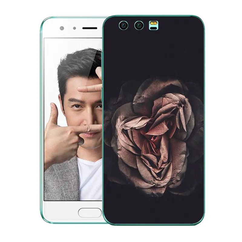 Силиконовый чехол для Huawei Honor 9 чехлы с вырезами и принтом Премиум мягкие из ТПУ