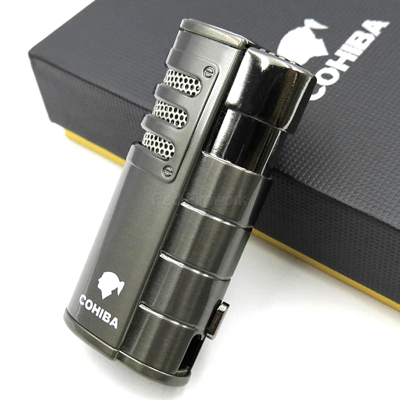 COHIBA модные аксессуары для курения металлическая ветрозащитная сигаретная