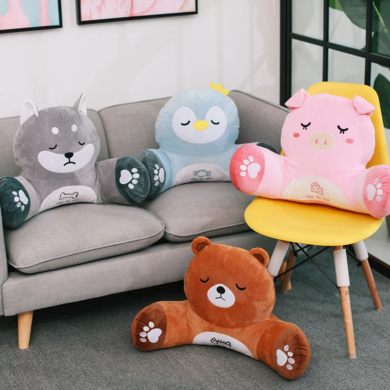 

Cartoon Pillow Bedside Waist Support Cushion Office Waist Cushion Siesta Pillow Chair Back Cushion Sofa Waist Pillow Cute