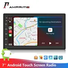 Мультимедийный видеоплеер AMPrime, 2 Din, Android, емкостный сенсорный экран, MP5, Wi-Fi, GPS, FM-радио для Volkswagen, Nissan, Hyundai