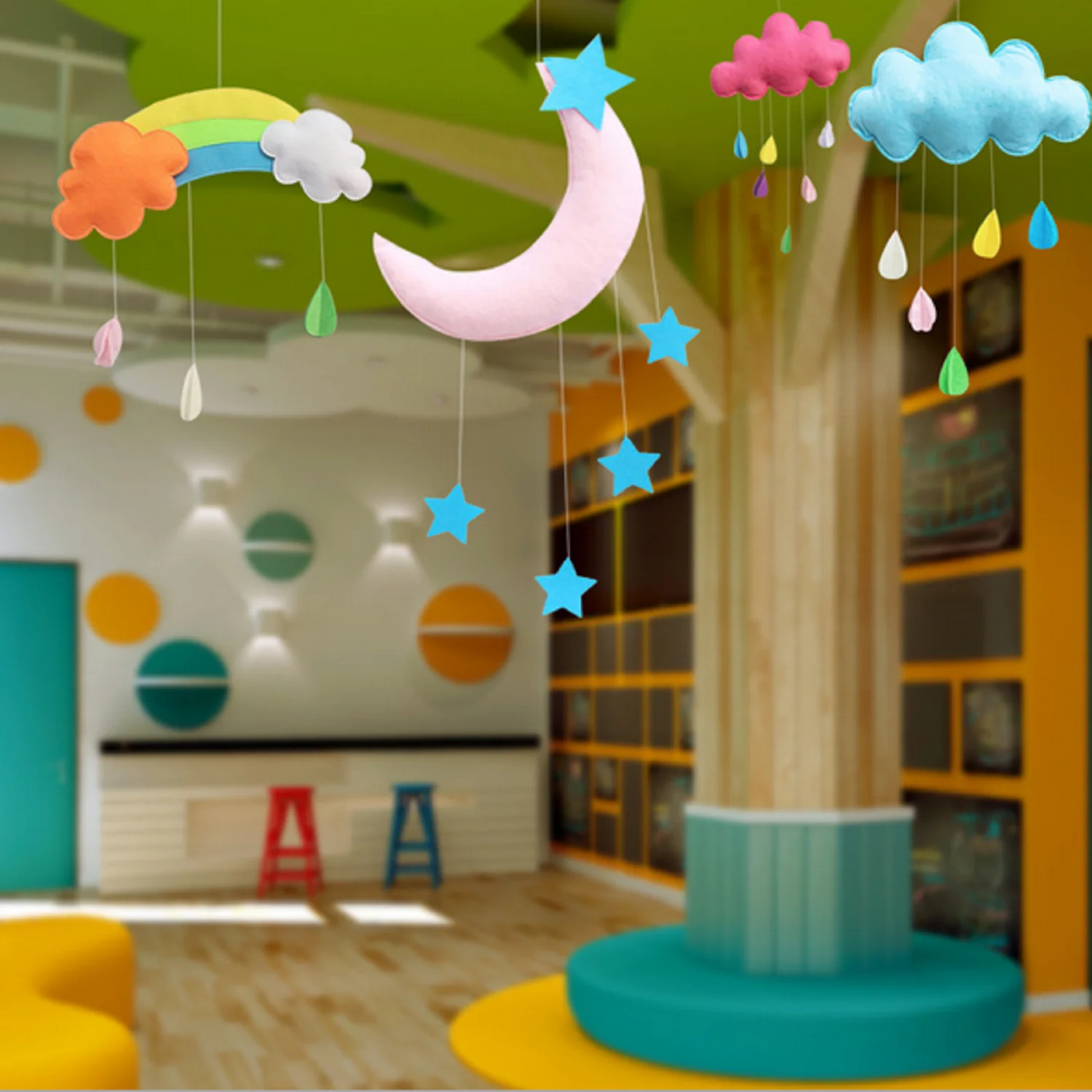 Набор мягких войлочных нетканых материалов 40 цветов набор из 21 цветной нити