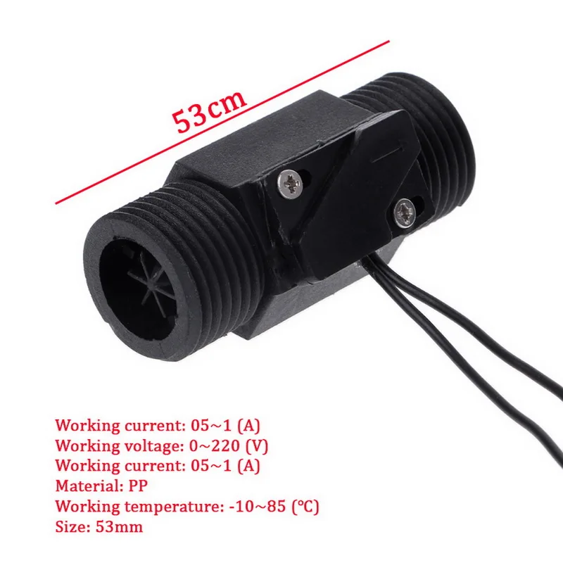 Magnetic Plastic Water Flow Sensor Switch G1/2 for laser welding cutting machine A23 | Инструменты