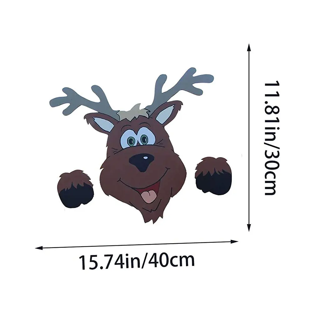 Cerca de Reno de Pap&aacute; Noel para exteriores, decoraci&oacute;n navide&ntilde;a, jard&iacute;n, inserto de decoraci&oacute;n navide&ntilde;a, novedad de 2021-3