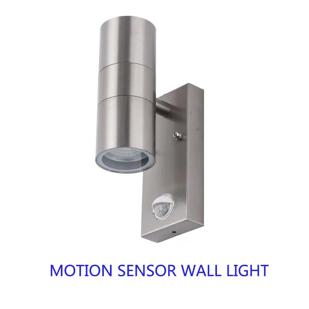 Luces led con sensor de movimiento para porche, lámpara de pared con soporte de 10W, sensor de movimiento PIR, para exteriores