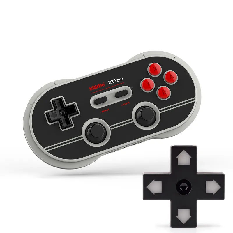 With cross hub 8BitDo N30 Pro2 Bluetooth геймпад беспроводной контроллер Mit джойстик Schalter для переключения пара Windows macOS Android Raspberry PI - Цвет: With cross hub