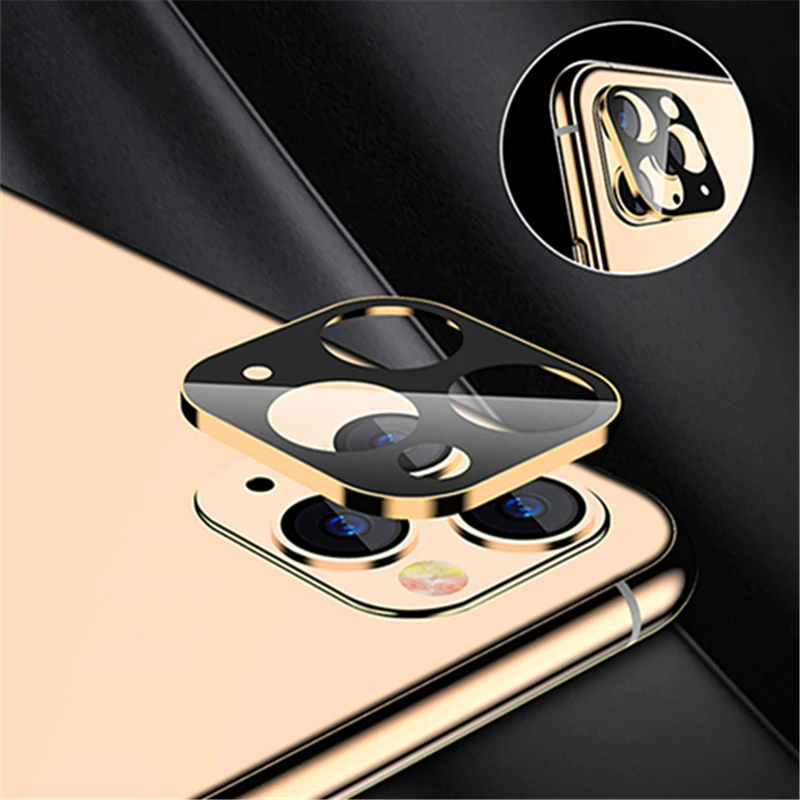 3D полное покрытие камеры закаленное стекло объектива Защитная пленка для Iphone 11 Pro