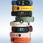 Ремешок силиконовый для Xiaomi Mi Band 6 5 4 3, спортивный цветной мягкий браслет из ТПУ для Mi Band