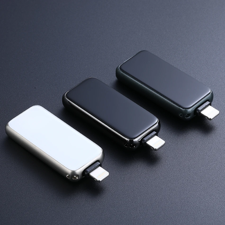 USB флэш накопитель для iPhone X/8/7 Plus/6 Plus/6s/5/SE/iPad 3 в 1 металлический n Стекло OTG флеш USB3.0