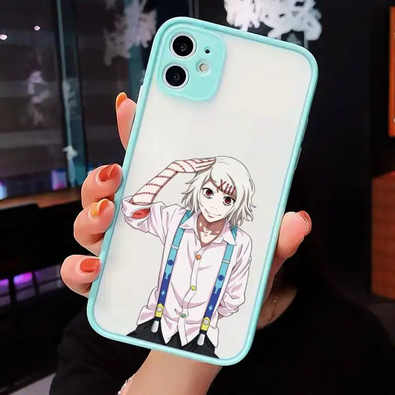 

Tokyo Ghoul JUZO SUZUYA Phone Cases matte transparent For iphone 7 8 11 12 plus mini x xs xr pro max cover