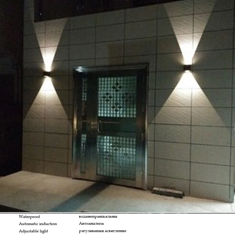 Snewvie 6 Вт светодиодный настенный светильник с регулируемой яркостью