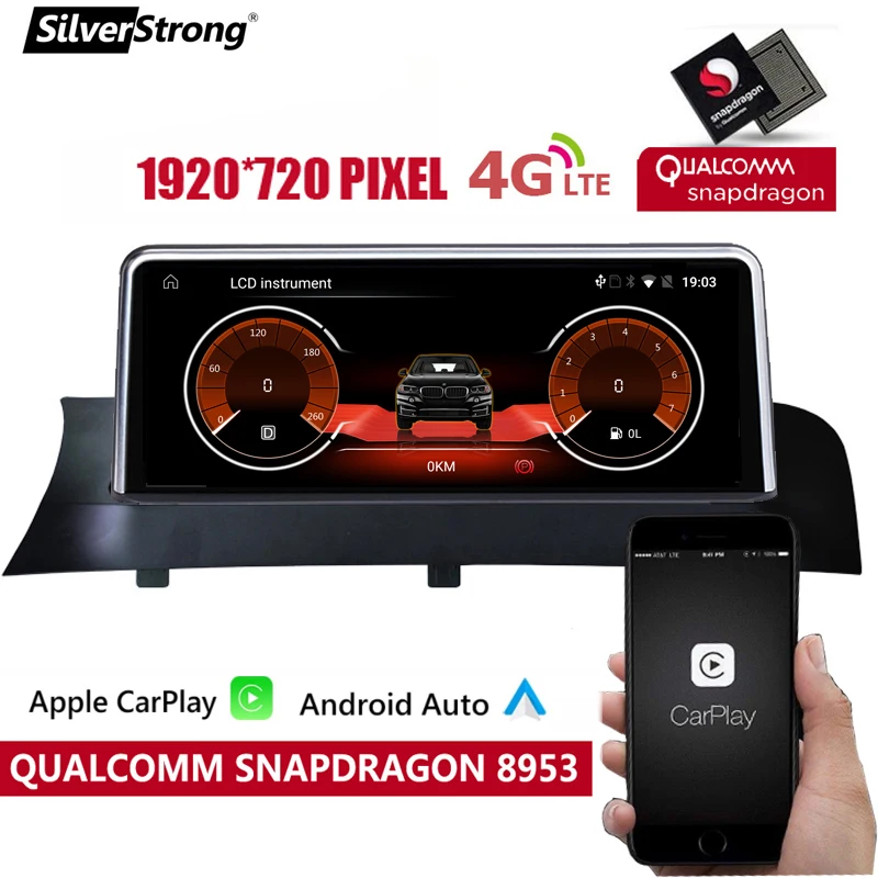 

Snapdragon 8cores 4+64GB android10 Car multimedia player for BMW X3 F25/X4 F26 2011-2017 with DSP IPS wifi 4G lte gps radio