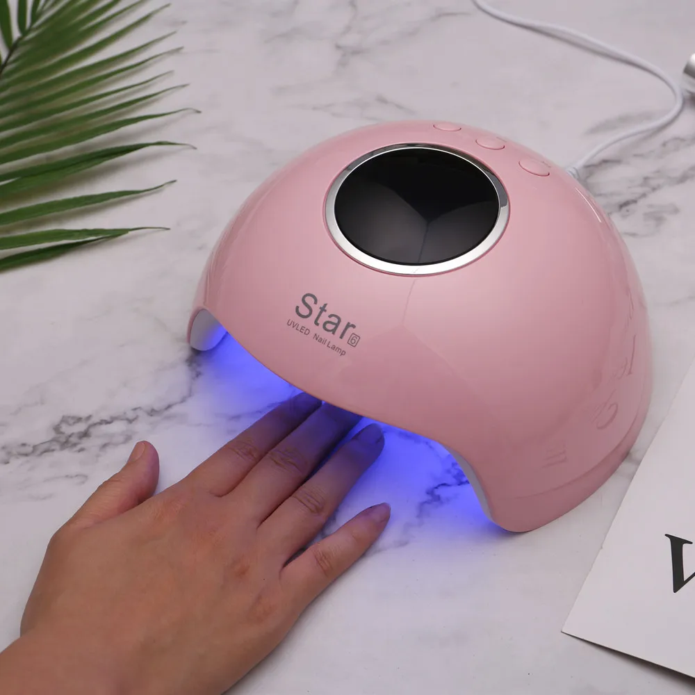 36W Nail Lamp Star6 White Pink Light Therapy Machine USB Led Dryer Induction Quick-drying Gel Art To | Красота и здоровье