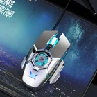 Игровая мышь G22 полностью механическая, Проводная компьютерная мышь с охлаждающим вентилятором, программирование макросов, подсветка RGB, для геймеров и соревнований