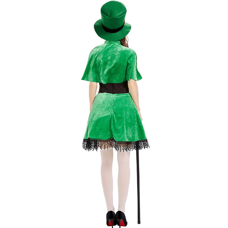 Новый Карнавальный костюм для родителей и детей лепрекауна на День Св. Патрика