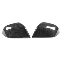 car for tesla model 3 2019 2021 carbon fiber texture abs plastic door side mirror cover caps add on style auto accessories
