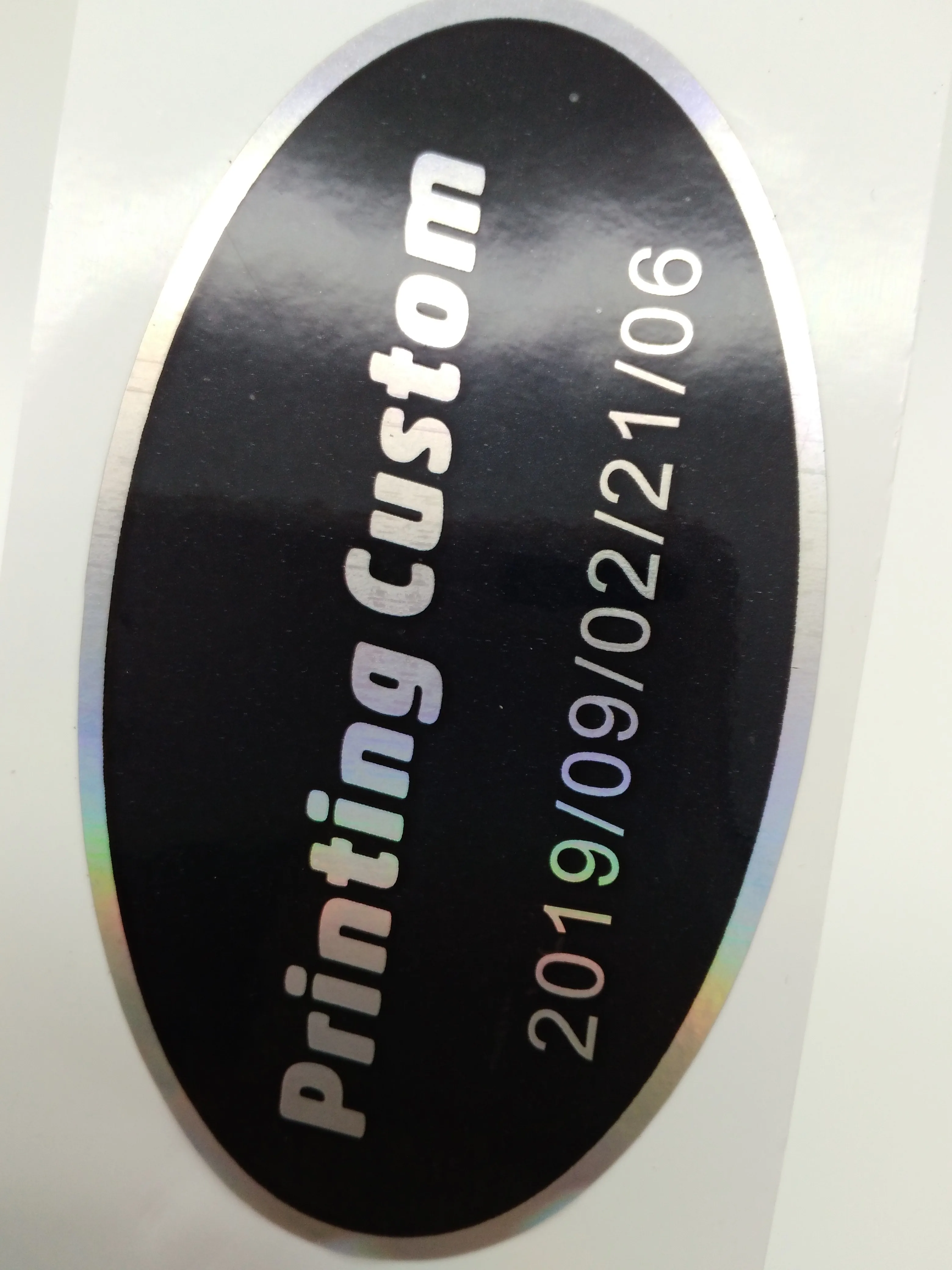 1x4 &quotБелая виниловая наклейка печать на заказ/Глянцевая пленка