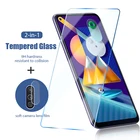 Защитное стекло 2 в 1 для Samsung A51, A71, 5G, A50S, A70S, F41, Galaxy A9, A8, A7, A6 Plus 2018