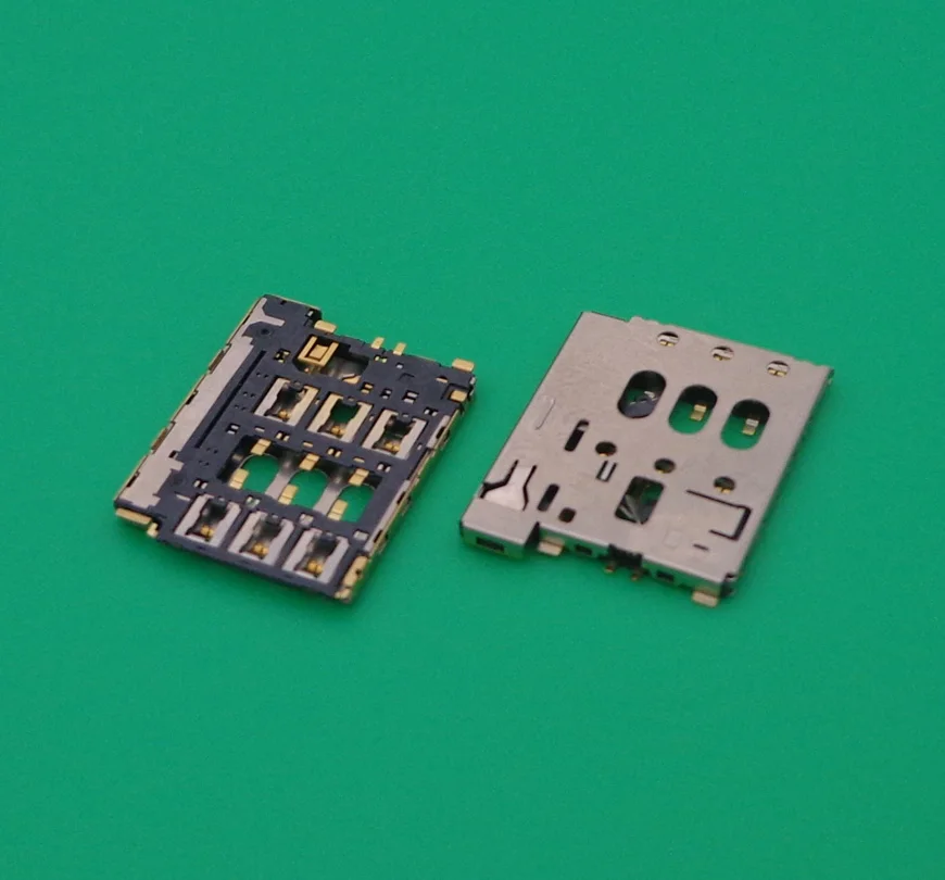 

2pcs Sim Reader Connector Card Slots Part For HTC Desire 816/D816d/D816n/D816w Dual SIM New In Stock +Tracking