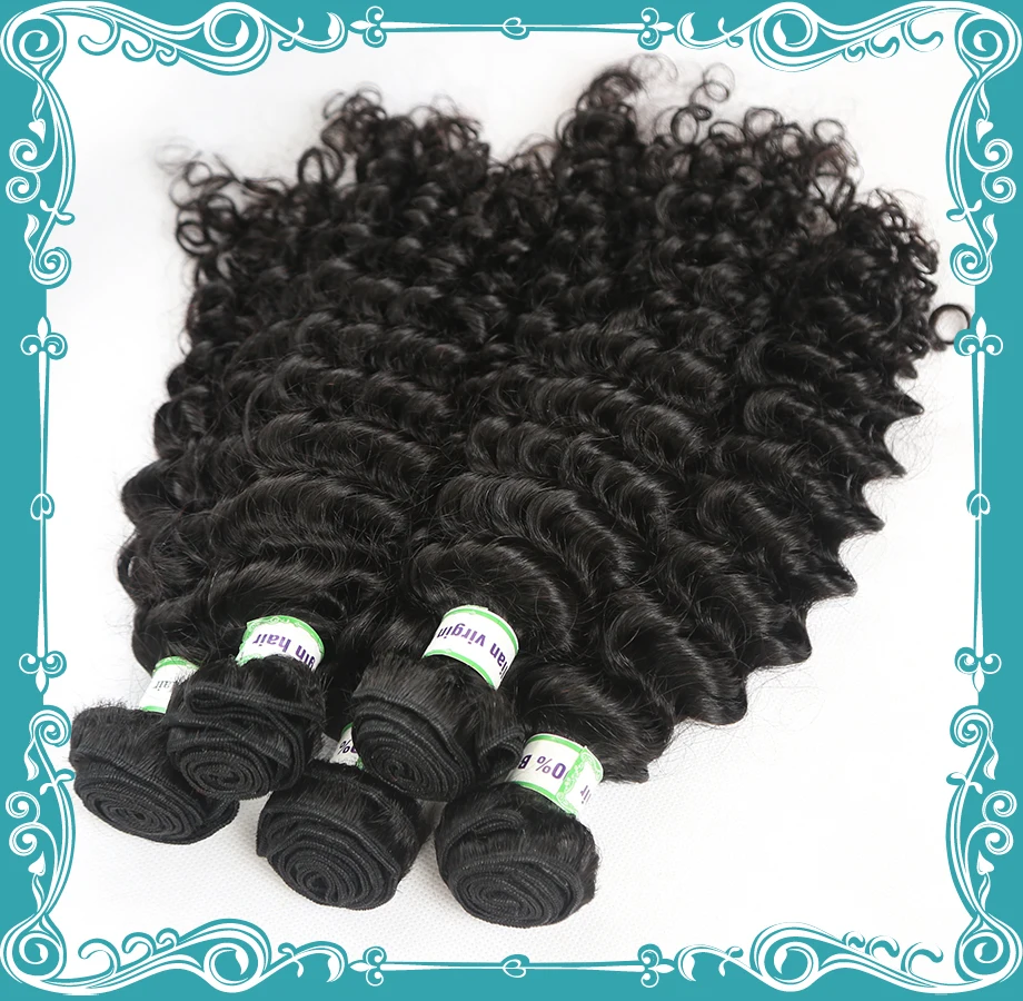 Бразильские натуральные волосы 9A Halo волнистые 100% человеческие 1 3 4 пряди