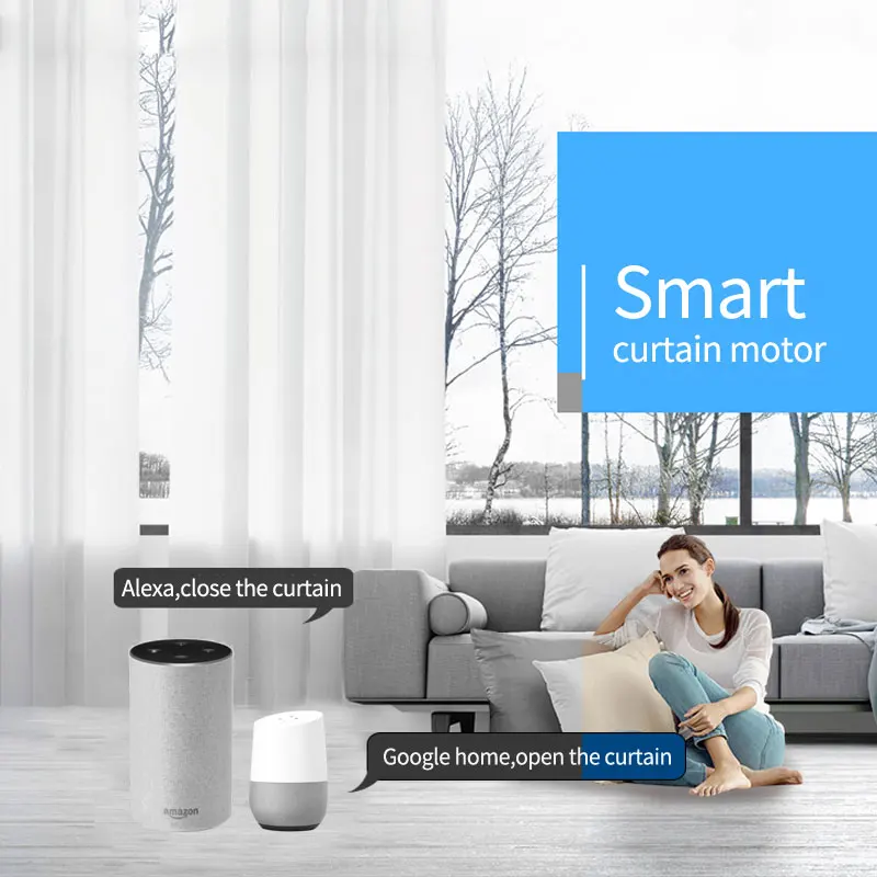 Электропривод для занавесок Tuya smart Zigbee мотор с электроприводом управление через
