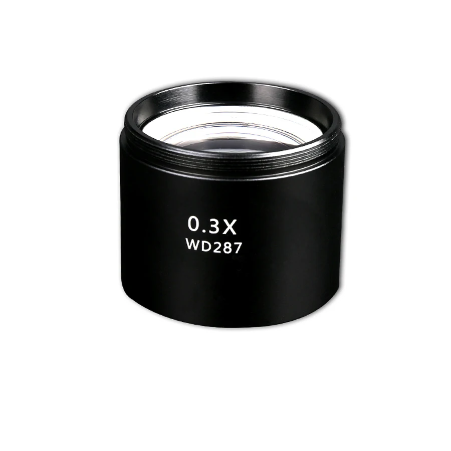 Вспомогательные Объективы WD287 0.3X 0.5X 0.7X 2.0X зеркальные для тринокулярного