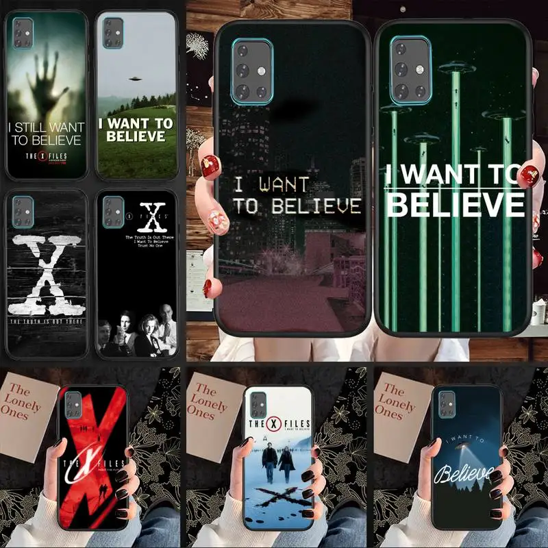 

The X Files I Want to Believe Phone Case for Samsung A10 A10S M10 M11 M20 M30 M31 S M21 M51 cover Fundas