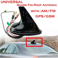 universal auto car shark fin roof antenna aerial fm am gps gsm decorate