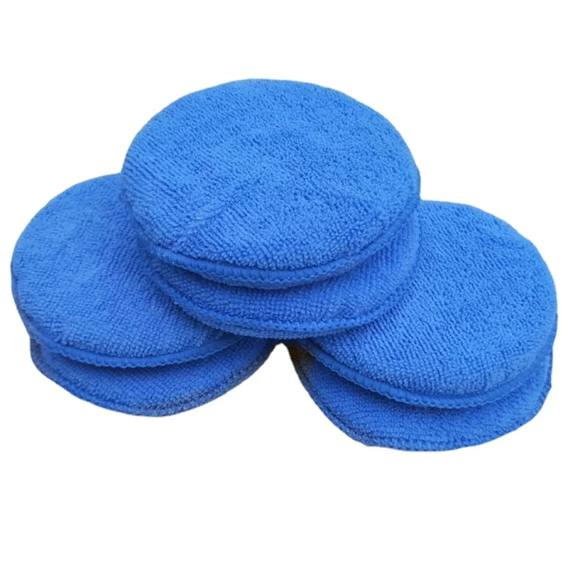 

5pcs Clean Buffer Car Cleaning Soft Vehicle Accessories Foam Applicator Car Wax Sponge Dust Remove Auto Care Polishing Pad