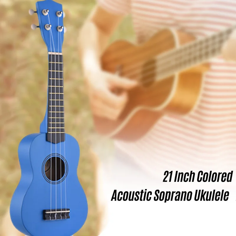 21-дюймовое укулеле с деревянным музыкальный инструмент для детей и музыки